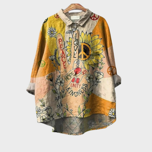 Coline | Elegant Sommerbluse i Lin