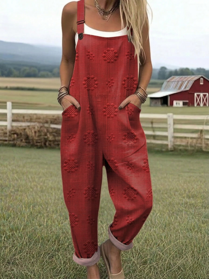 Freja - Relaxed Pattern Jumpsuit