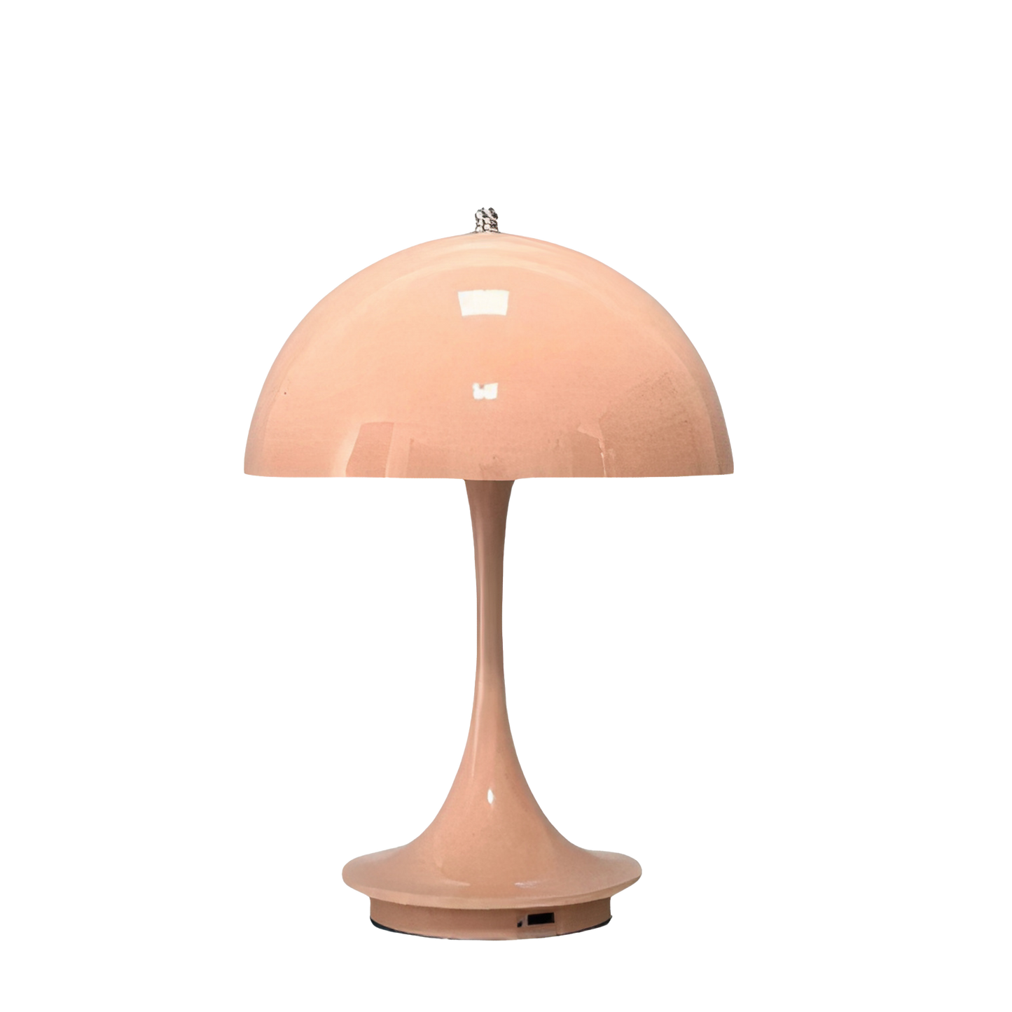 Pilz Tischlampe LED dimmbar Touch, Kabellose Tischleuchte