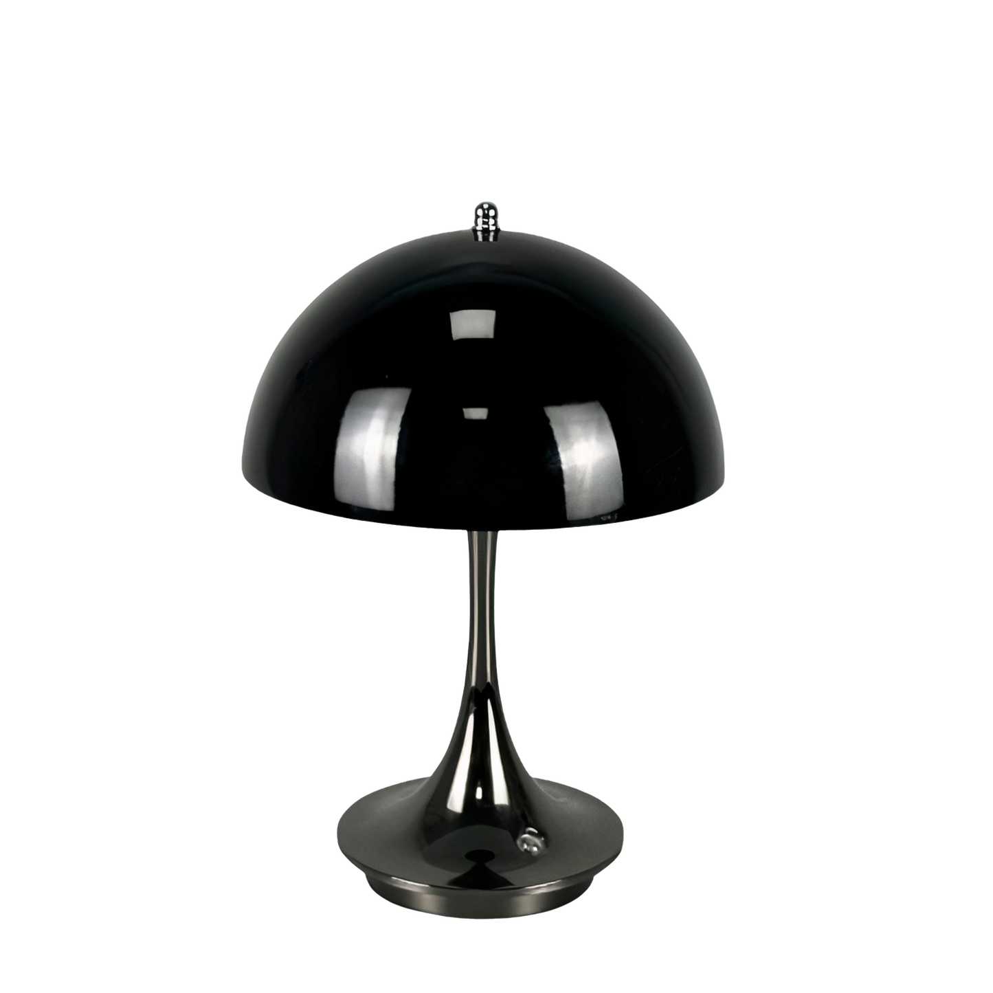 Pilz Tischlampe LED dimmbar Touch, Kabellose Tischleuchte