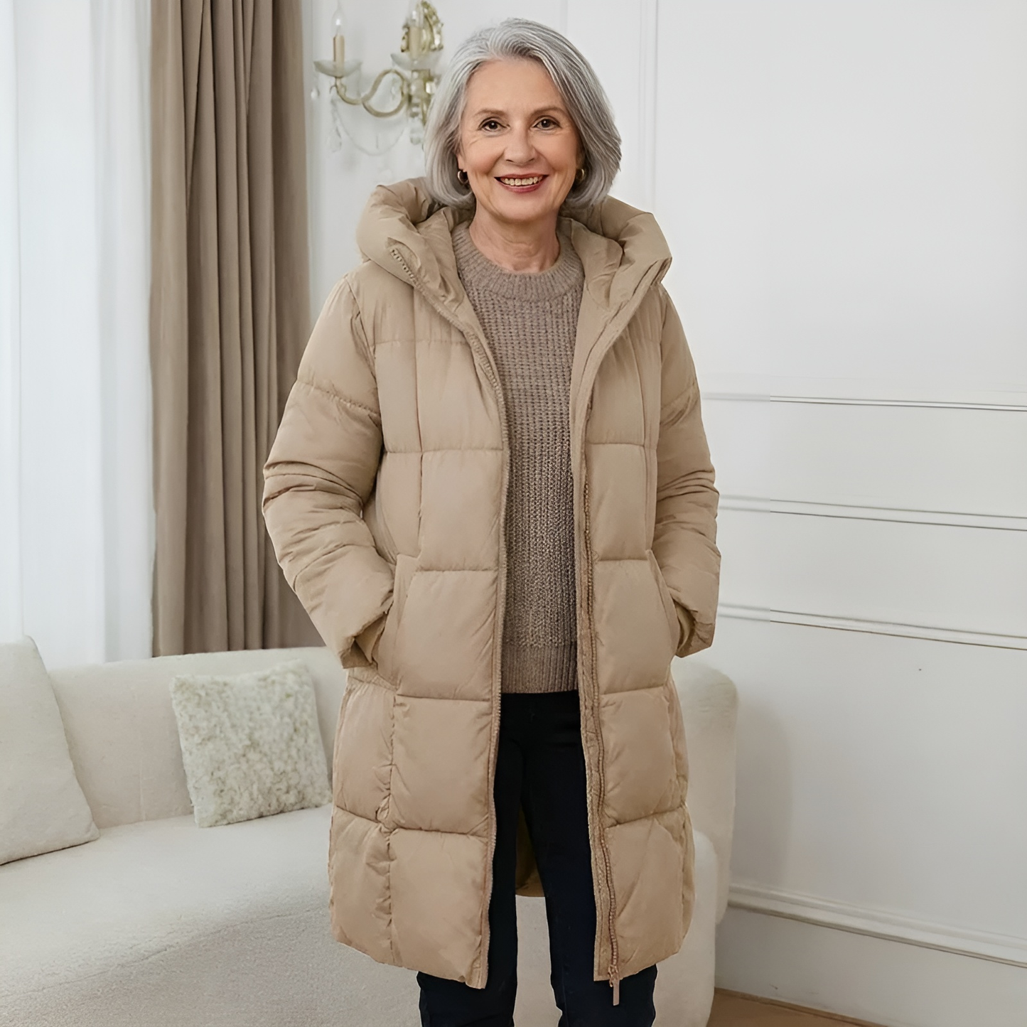 Eponina - Long Padded Jacket With Hood