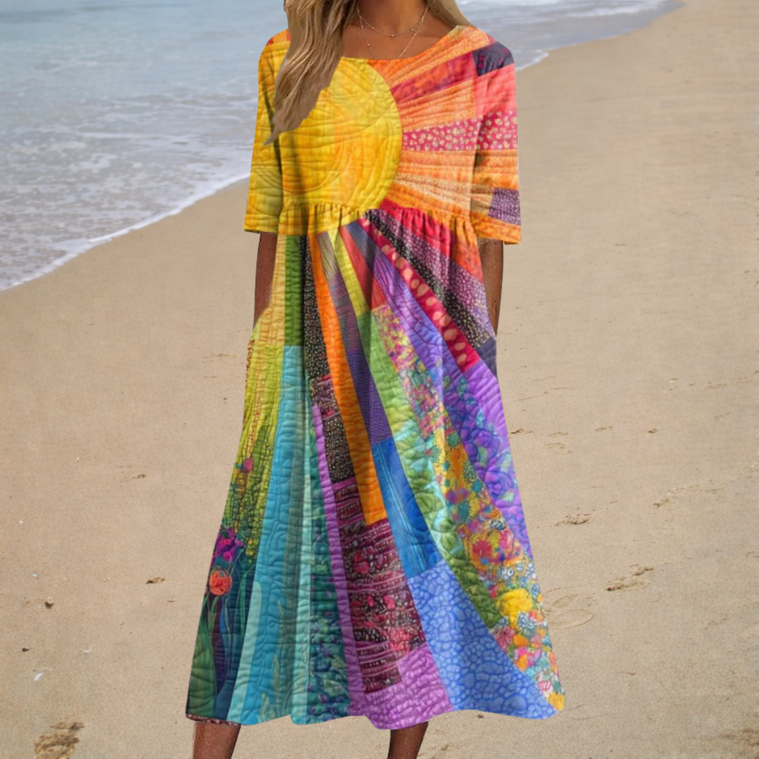 Robe d'Été Fluide Chic