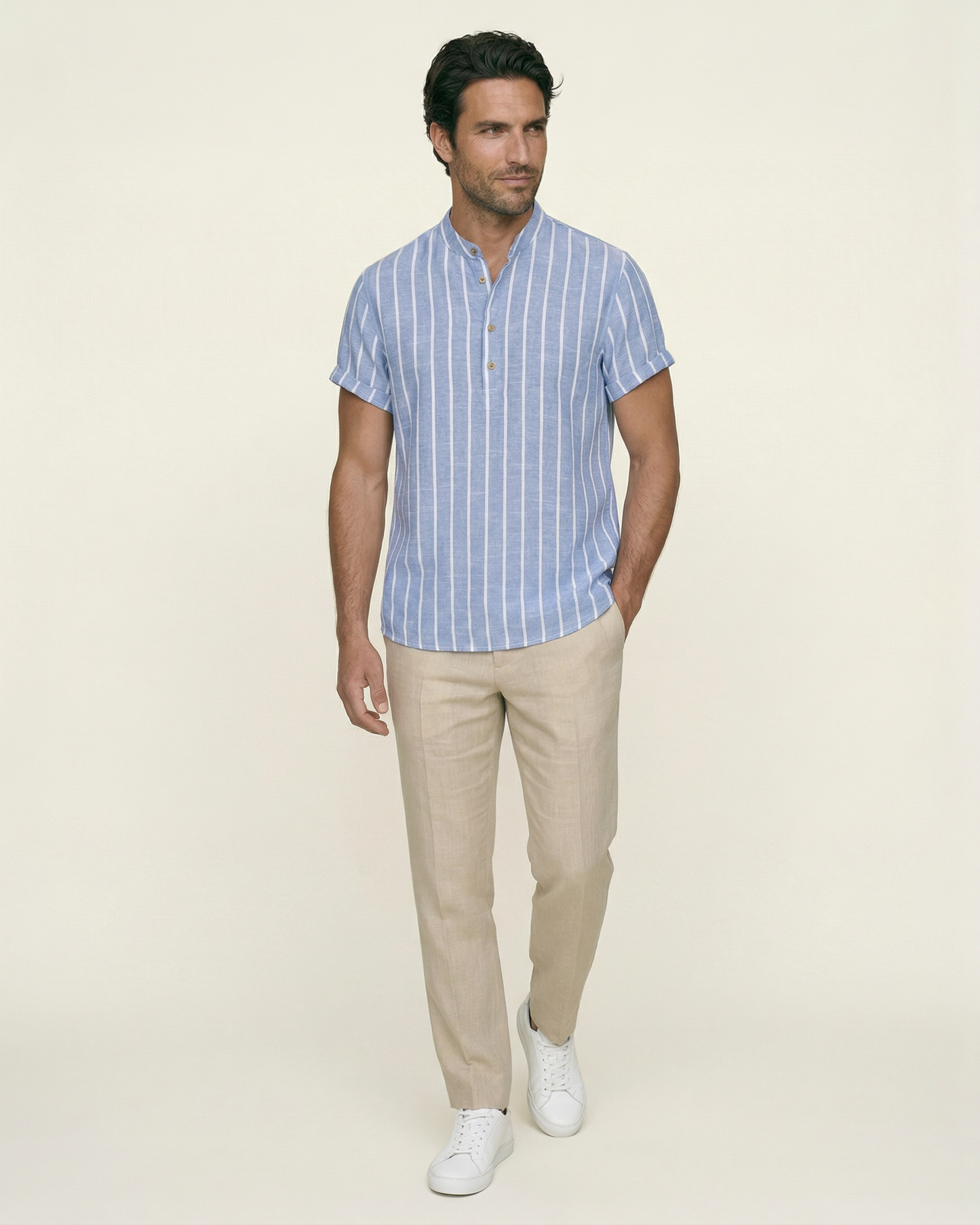 The Bari Striped Polo