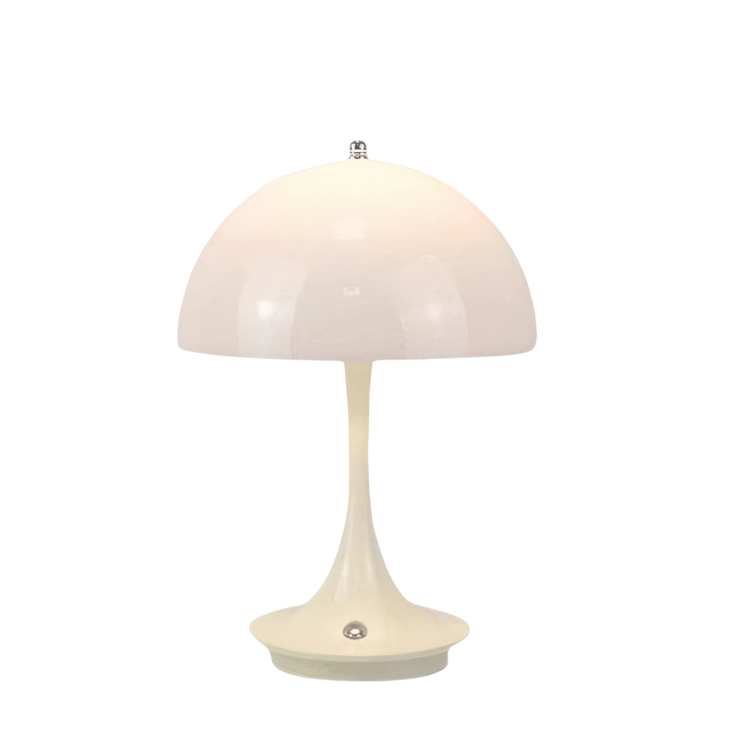 Pilz Tischlampe LED dimmbar Touch, Kabellose Tischleuchte