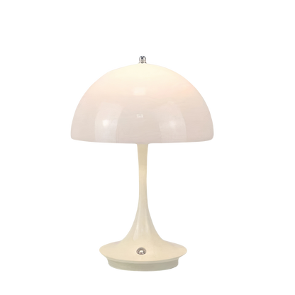 Pilz Tischlampe LED dimmbar Touch, Kabellose Tischleuchte