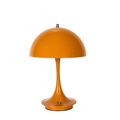 Pilz Tischlampe LED dimmbar Touch, Kabellose Tischleuchte