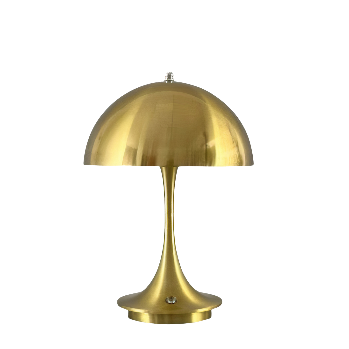 Pilz Tischlampe LED dimmbar Touch, Kabellose Tischleuchte