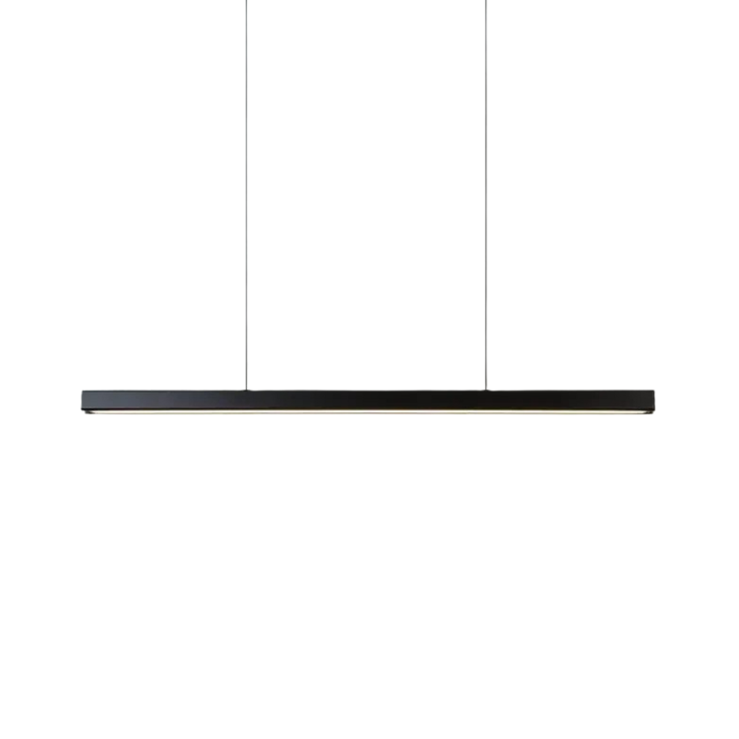 LED Hängelampe Esstisch Linear Schwarz, Pendelleuchte Dimmbar 120–200 cm