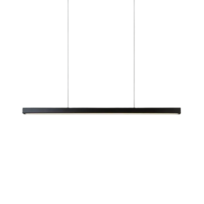 LED Hängelampe Esstisch Linear Schwarz, Pendelleuchte Dimmbar 120–200 cm