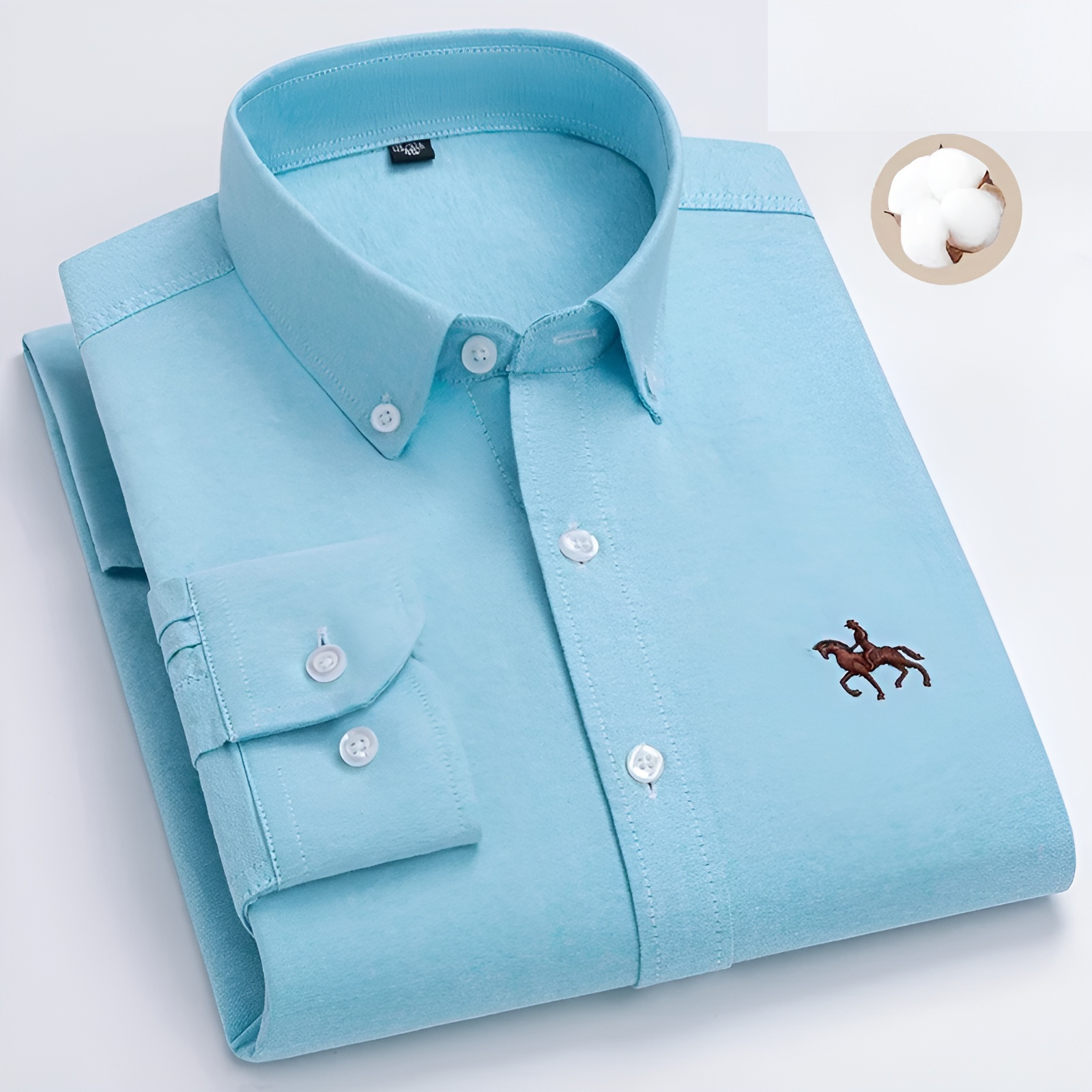 Brock | Men checkered Button-Down koszula