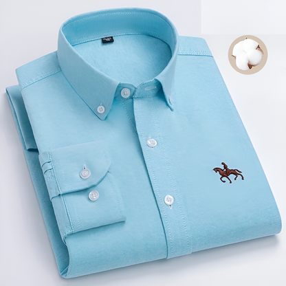 Brock | Men checkered Button-Down koszula