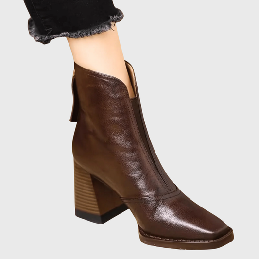Claudia | Botine de Lux cu Toc Mediu