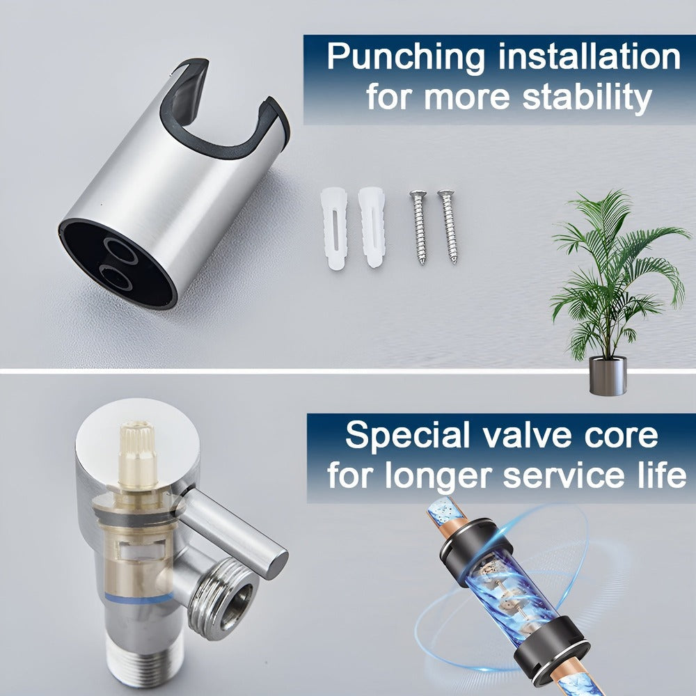 Bidet Douche Set RVS 304 Wandmontage Toilet Hygiëne Spray | Restfield