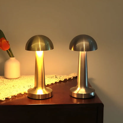 TopTouch Bordslampa - Sladdlös LED-lampa med Retrosvamp