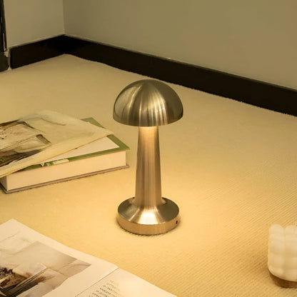 TopTouch Bordslampa - Sladdlös LED-lampa med Retrosvamp