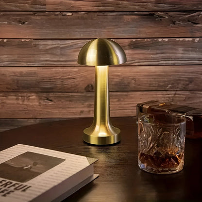 TopTouch Bordslampa - Sladdlös LED-lampa med Retrosvamp