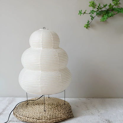 Zen Glow - Japaninspirerad Golvlampa Tillverkad av Rispapper