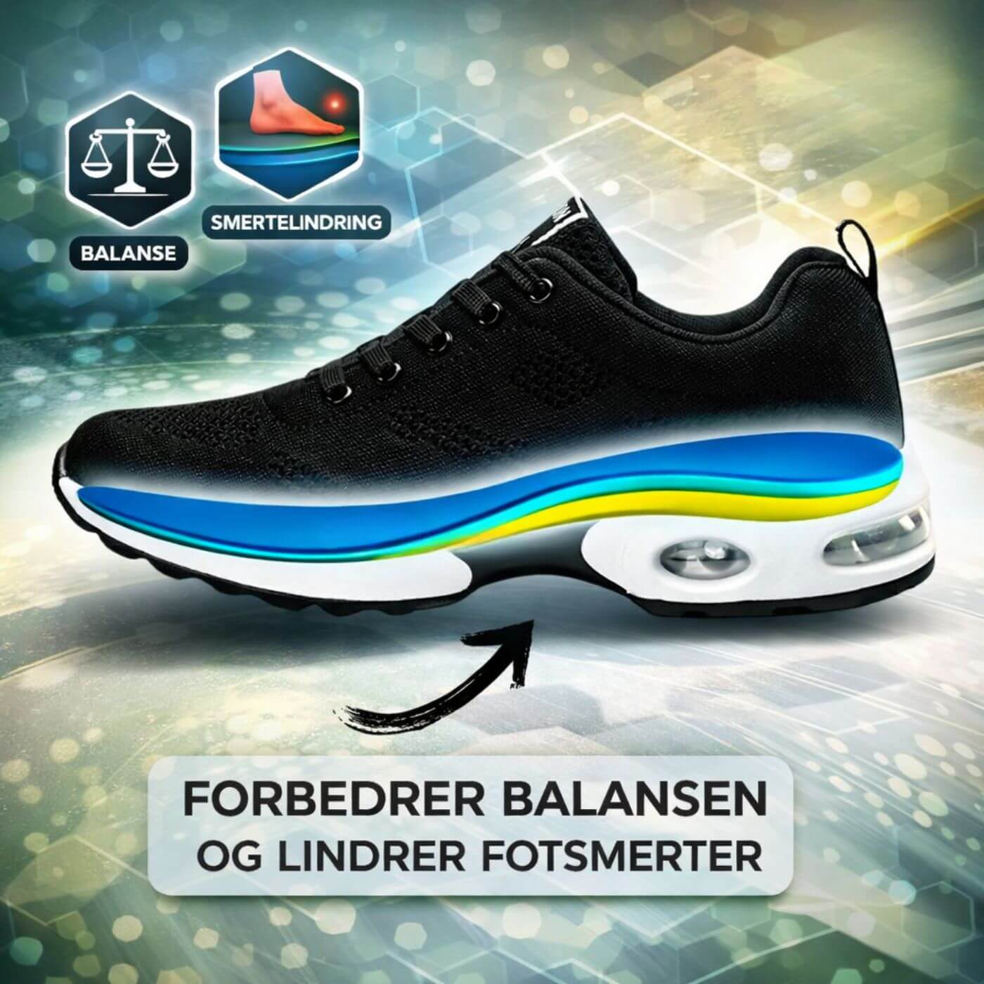 Orthena™- Ergonomiske Støttesko for Smertelindring