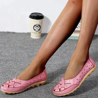 Orthopaedic Loafers Made from Breathable Leather