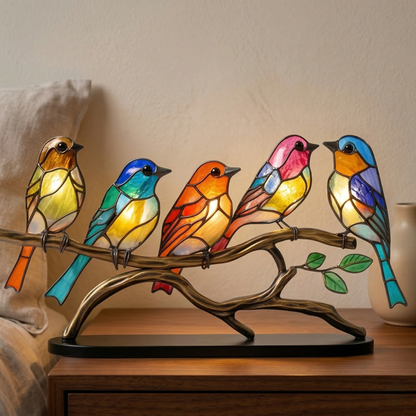 Aviora – Decoratief Vogelbeeld met Artistiek Design