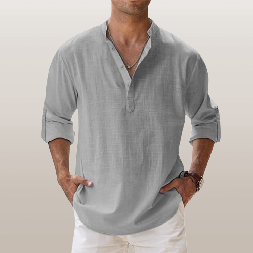 Otto Cotton Shirt | Versatile Men's Poplin Shirt 9