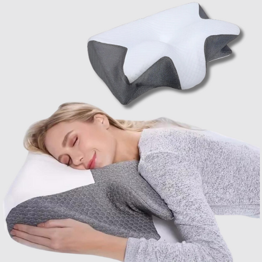 Ergonomisk Pude med Memory Skum for Optimal Nakkeunderstøttelse