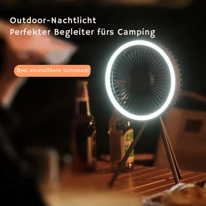 Tragbarer Ventilator All-in-One | Leistungsstark, kompakt und wiederaufladbar