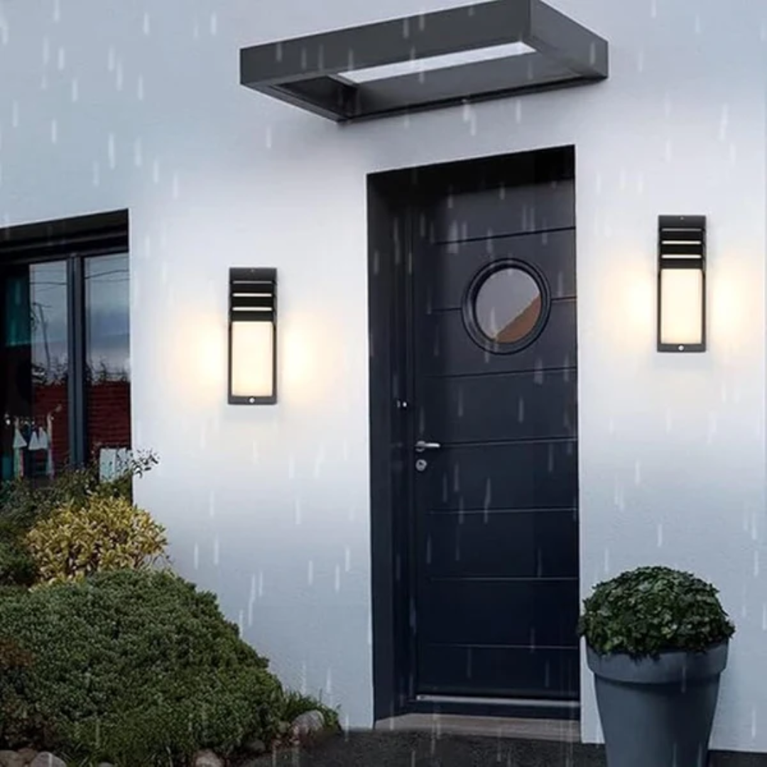 Outdoor Wall Light with Motion Sensor LED