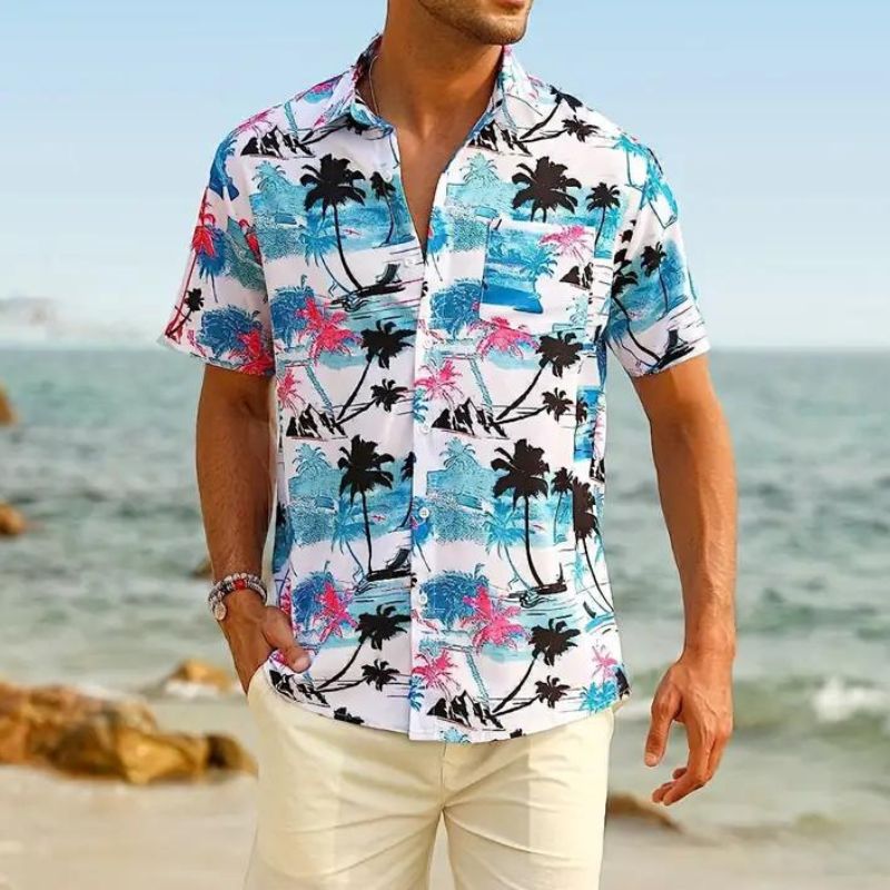 Overhemd heren | Casual stijlvol shirt met moderne pasvorm