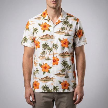 Overhemd heren | Casual stijlvol shirt met moderne pasvorm