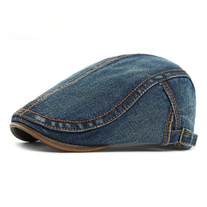Magnus | Retro Denim Beret