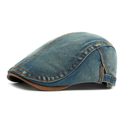Magnus | Retro Denim Beret