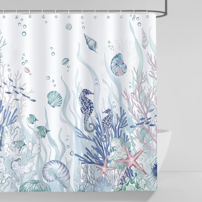 Ozeanmotiv Duschvorhang Polyester - OceanMuse