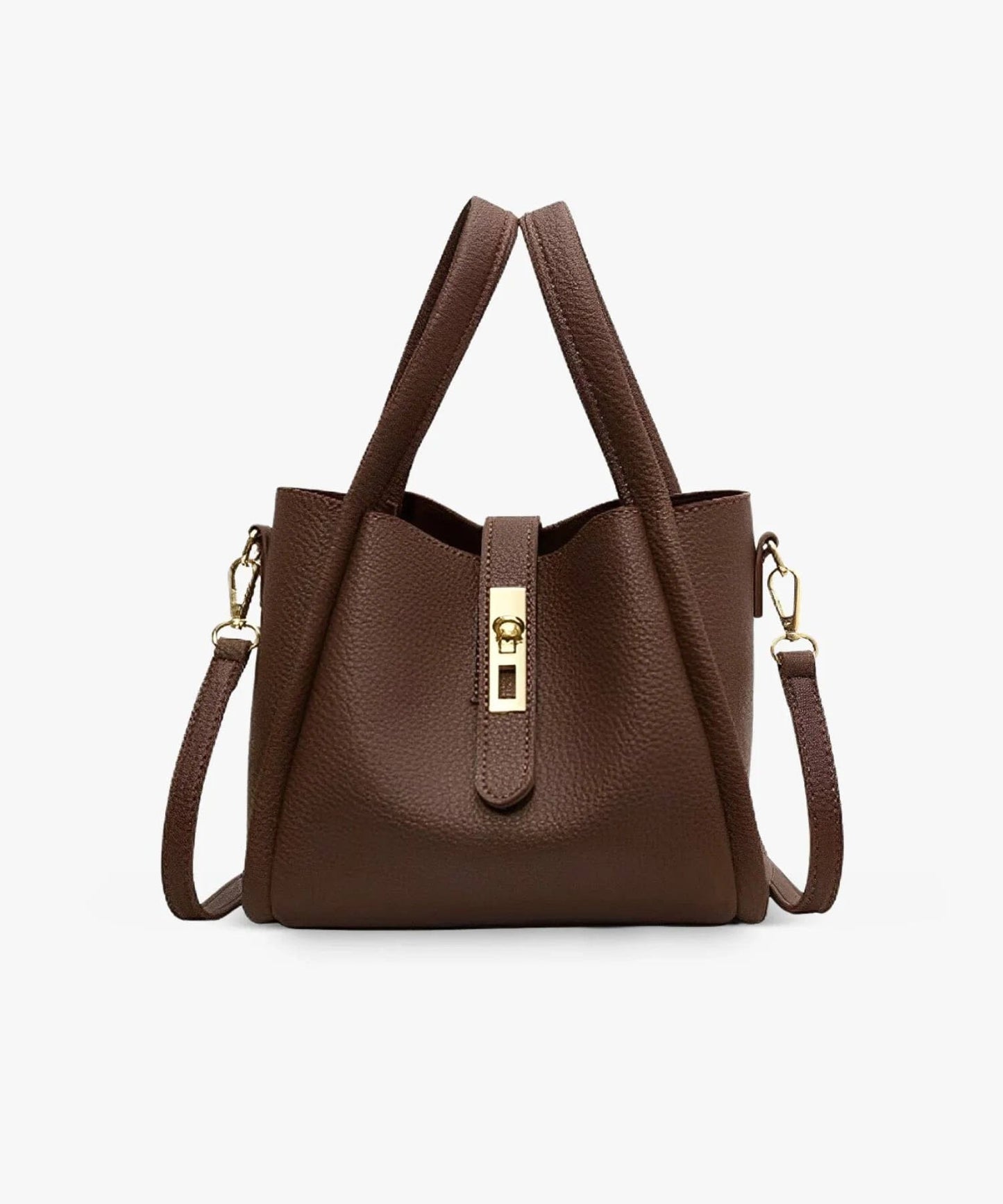 Ailsa - Adjustable Strap Vegan Leather Bucket Bag