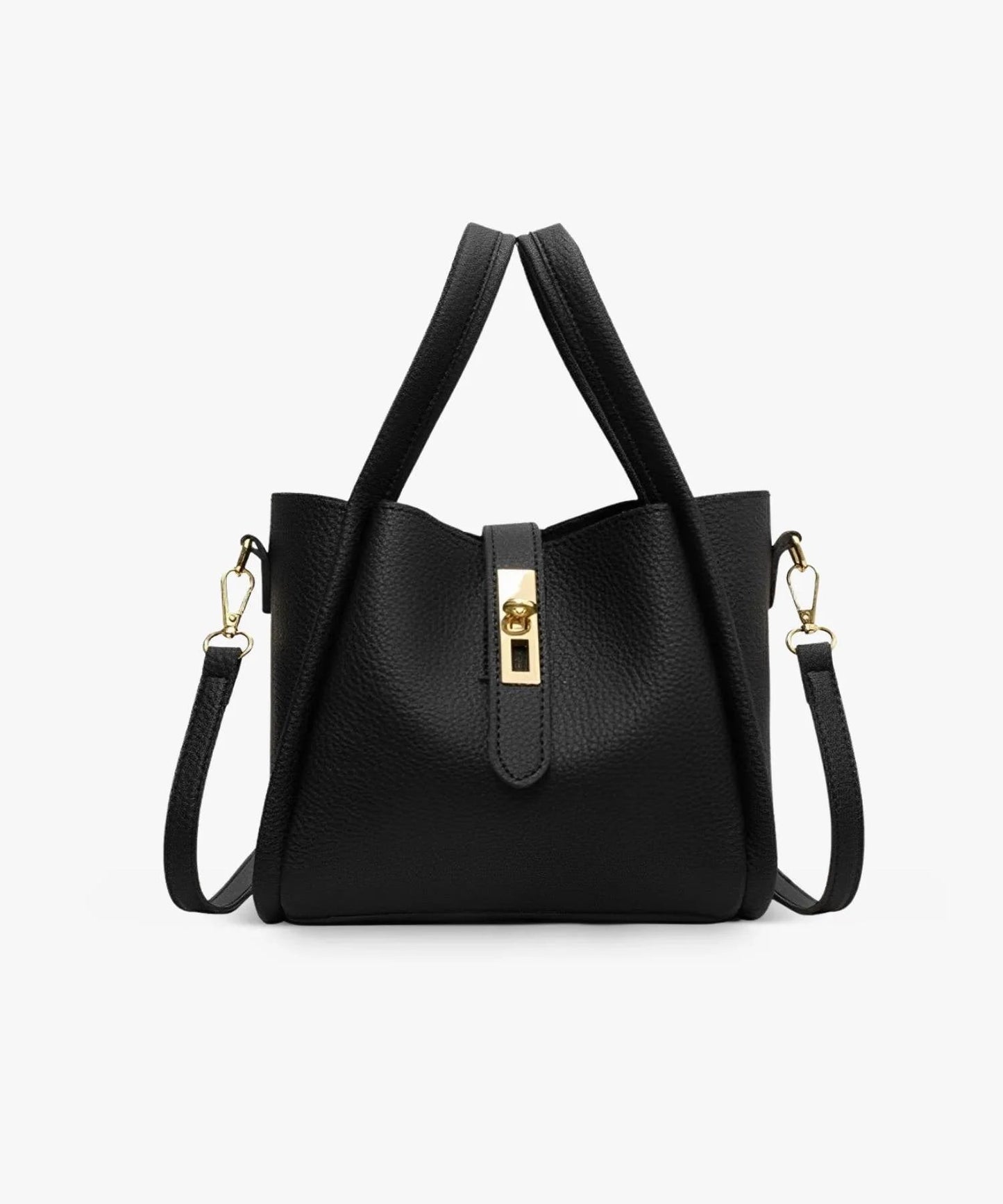 Ailsa - Adjustable Strap Vegan Leather Bucket Bag