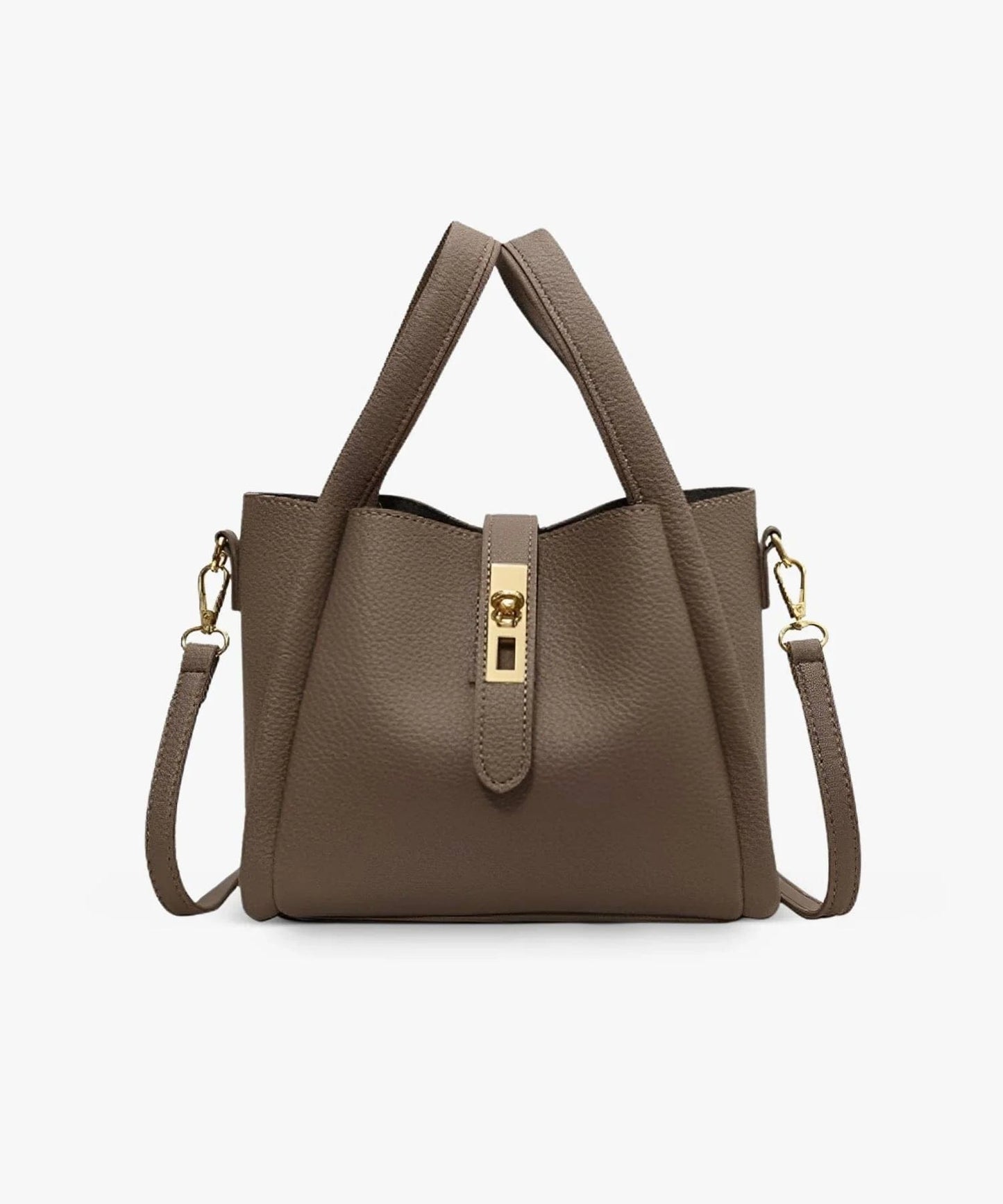 Ailsa - Adjustable Strap Vegan Leather Bucket Bag