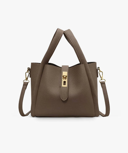 Ailsa - Adjustable Strap Vegan Leather Bucket Bag