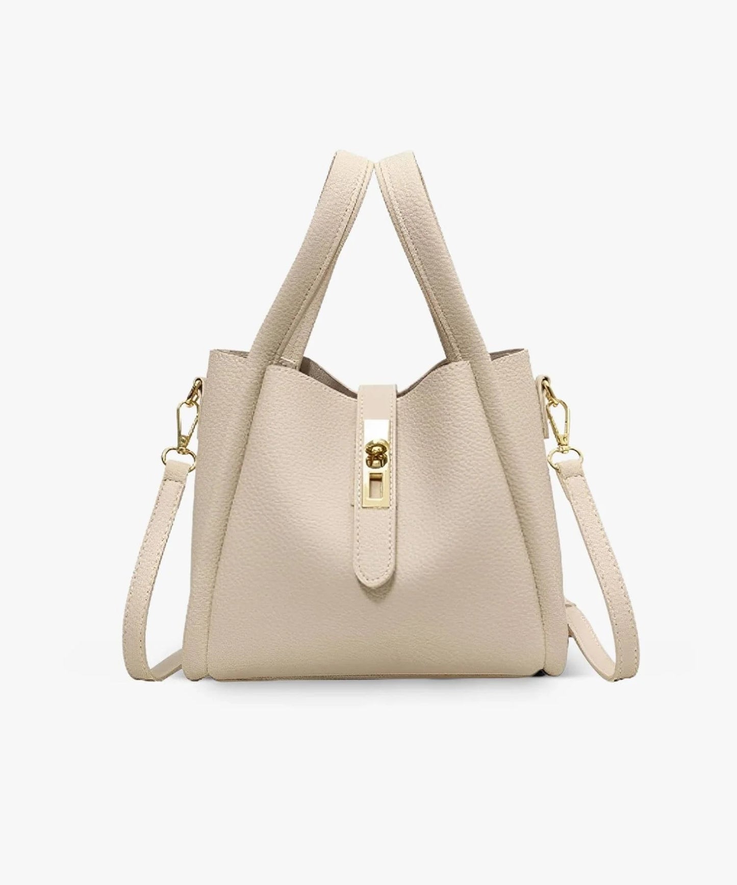Ailsa - Adjustable Strap Vegan Leather Bucket Bag