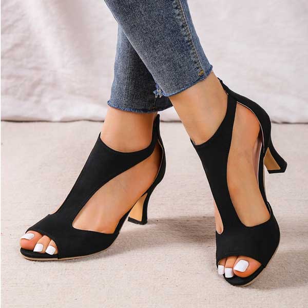 Duval Paris™ | Sandales Orthopédiques à Talons
