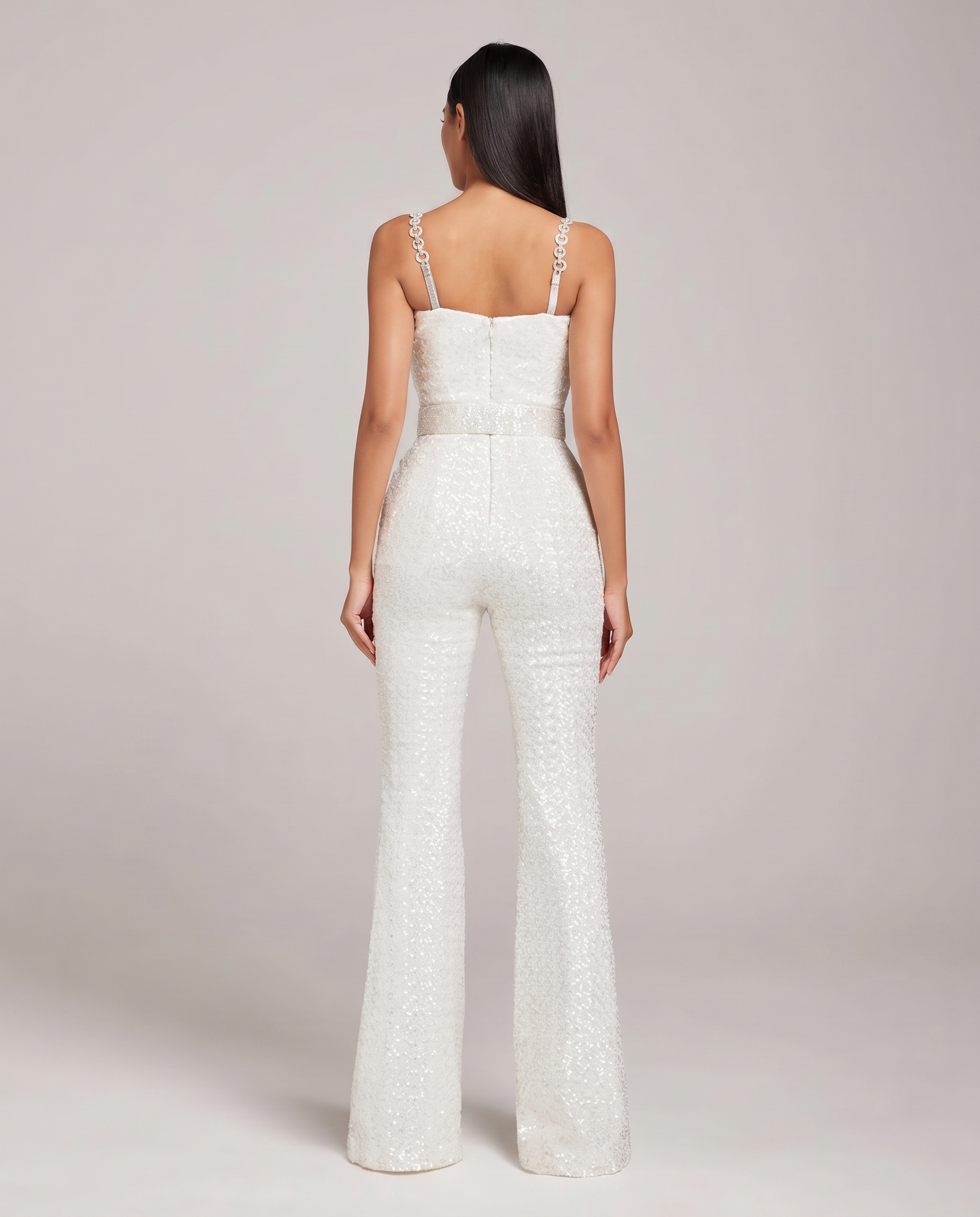 The Nova — Sequin Flared Jumpsuit