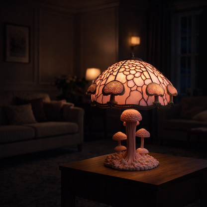 PINKGLOW | Lyserød bordlampe med blødt lys