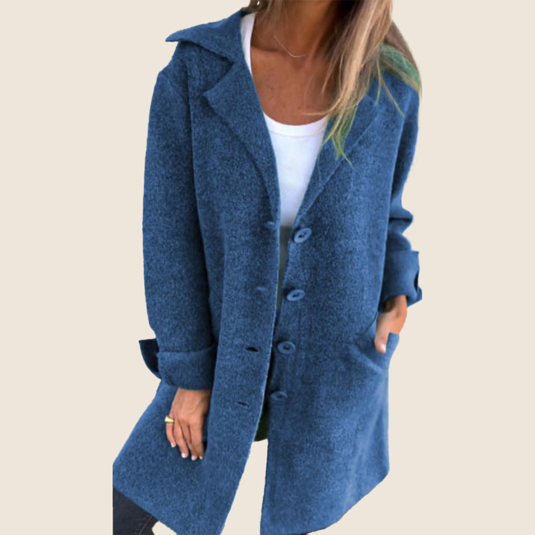 Sofia – Blød jakke med knapper
