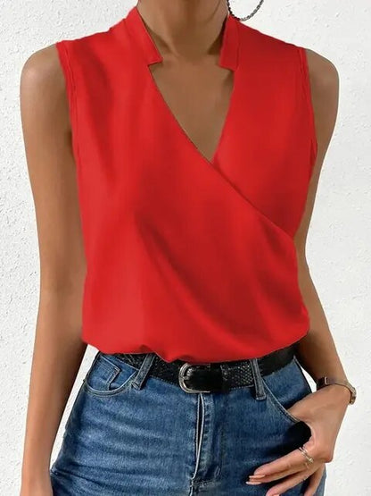 Olivia - Stijlvolle en Classy Top met V-hals voor Dames