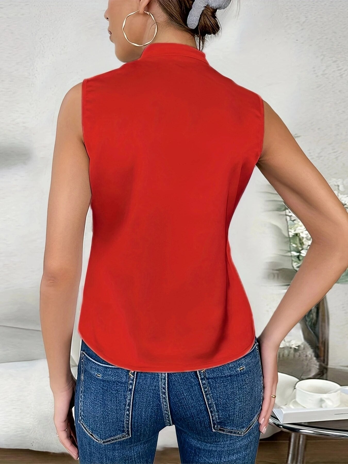 Olivia - Stijlvolle en Classy Top met V-hals voor Dames