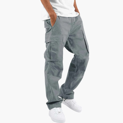 Carmelo – Herren Cargo Hose In Lockerer Passform Mit Mehreren Utility Taschen