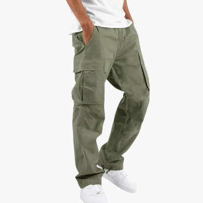 Carmelo – Herren Cargo Hose In Lockerer Passform Mit Mehreren Utility Taschen