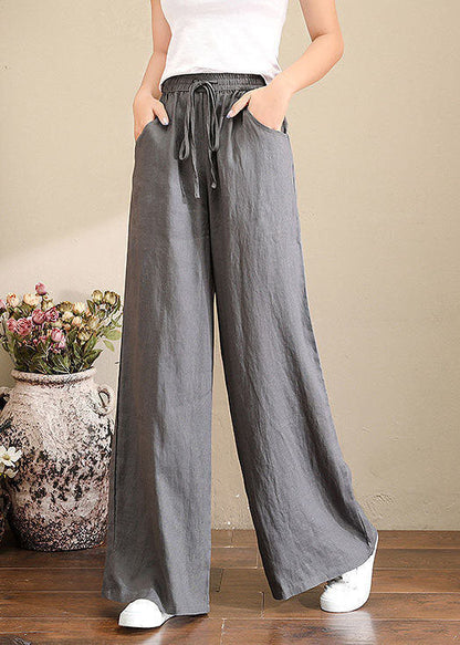 Pantaloni Ampi Donna | Palazzo con Vita Elastica & Coulisse
