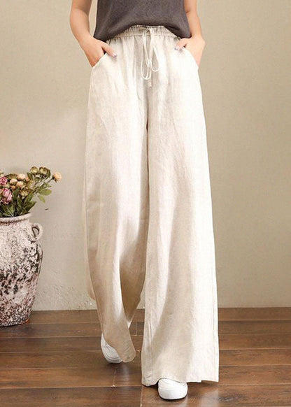 Pantaloni Ampi Donna | Palazzo con Vita Elastica & Coulisse