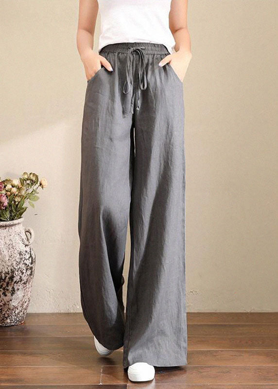 Pantaloni Ampi Donna | Palazzo con Vita Elastica & Coulisse