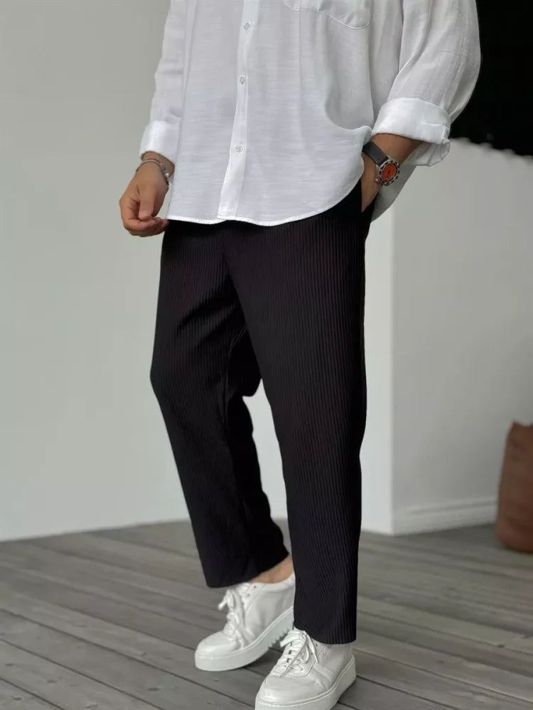 Pantaloni Uomo | Vita Elasticizzata & Linea Affusolata